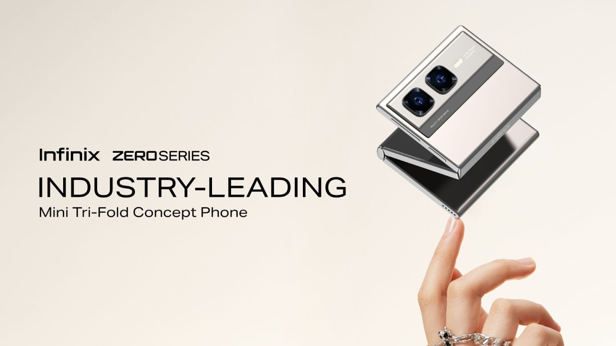 Infinix unveils zero series mini tri fold concept phone folds vertically known